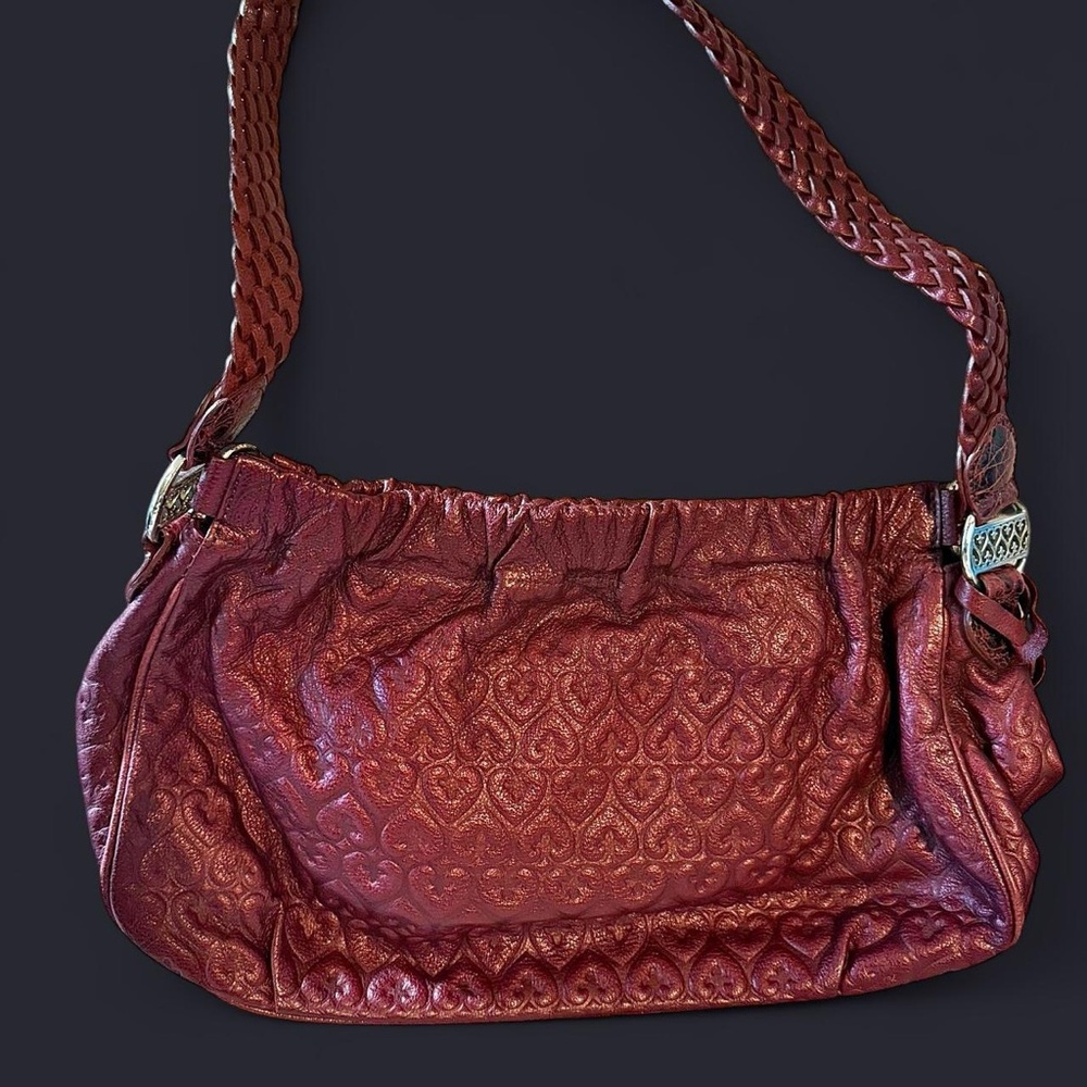Elegant Red Women's Shoulder Bag